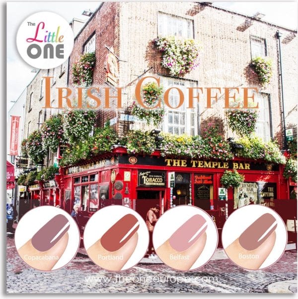 The Little One Irish Coffee Color Gellak Set - 4-delig - 7ML - Rood, Nude kleuren - voor UV & LED lamp