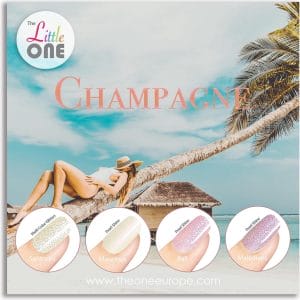 The One Champagne Color Gellak Set - 4-delig - 7ML - Champagne, Roze kleuren - Glitter - voor UV & LED lamp