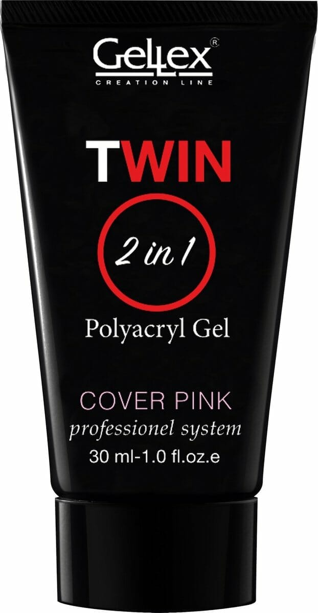 Twin Polyacryl Gel Cover Pink, Polygel 30g.