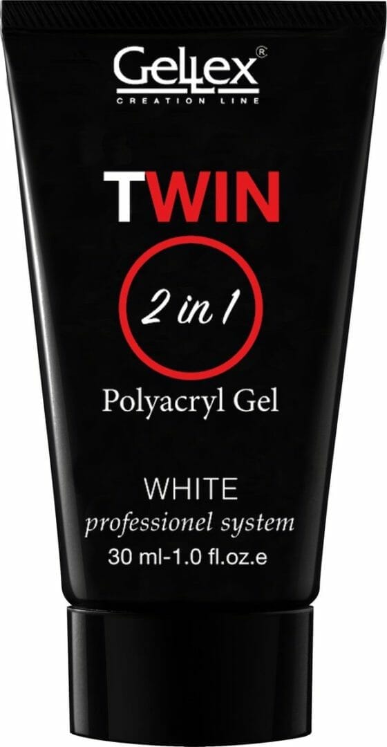 Twin Polyacryl Gel White, Polygel 30g.
