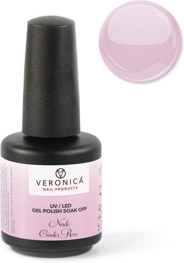 Uv / led gellak nude cinder rose - nude gellak - dekkend en langhoudend tot 3 weken