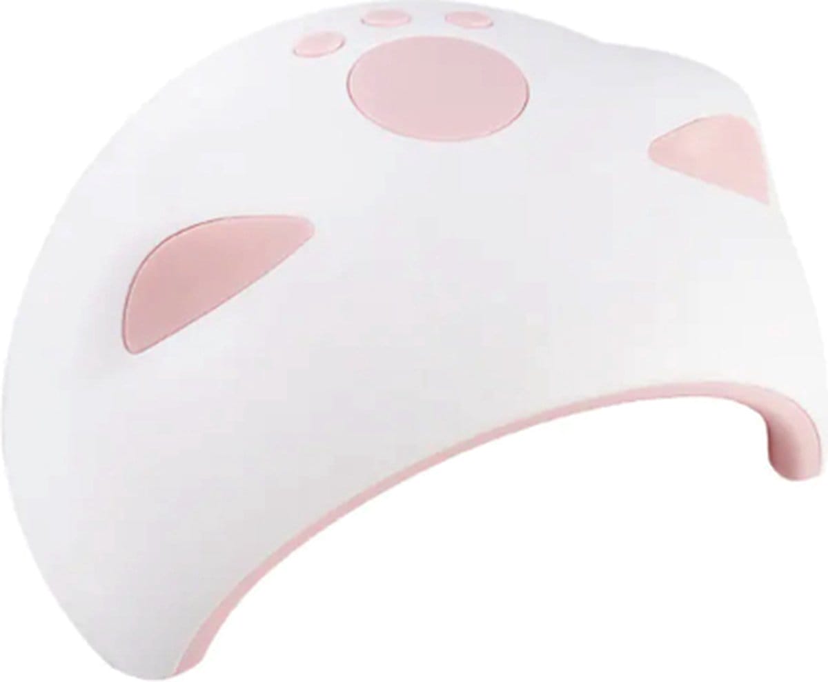 Uv led lamp "kitten" 36 watt - roze/wit Uv led lamp "kitten" 36 watt - roze/wit