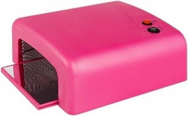 Uv nagellamp 36watt voor gelnagels en gellak nagels te drogen. Nagel lamp roze