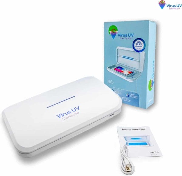 UV Sterilisator kastje - Desinfectie box - Sterilisator UV Lamp - Ontsmettingsmiddel - Reinigt Smartphone Sieraden Mondkapjes - UVC Lamp Straling