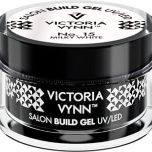 VICTORIA VYNN Builder Gel 15ml | 15 Milky White | glanzende topcoat - hoogglans - gellak - gelpolish - gel - buildergel - glittertop - gelnagels - nagels - manicure - nagelverzorging - verzorging - megabase - hardener - bond - nailwipe - Caramdia