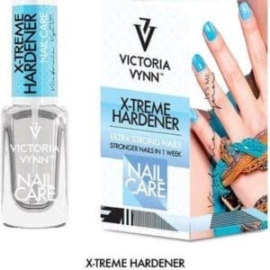 VICTORIA VYNN | Extreme Hardener | glanzende topcoat - hoogglans - gellak - gelpolish - gel - buildergel - glittertop - lak - gelnagels - nagels - manicure - nagelverzorging - verzorging - megabase - hardener - bond - nailwipe - Caramdia