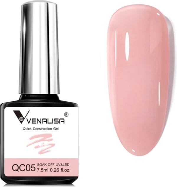 Venalisa biab licht roze - 7. 5 ml - licht roze biab - builder gel - biab nagellak - builder in a bottle - biab nagel builder - biab kleuren - venalisa biab