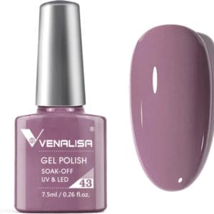 Venalisa Gellak Grey Fuchsia - 7.5 ml - Fuchsia Gellak - Gellak Lilac - Gellak Fuchsia - Gellak Paars - Gellak Grijs - Gellak Kleuren - Venalisa Gellak - Gellak Nagellak