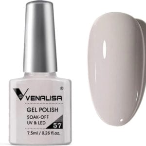 Venalisa Gellak Grey Nude - 7.5 ml - Gellak Grijs - Gellak Nude - Grijze Gellak - Gellak Naturel - Gellac Grijs - Gellak Beige - Gellak Kleuren - Venalisa Gellak - Gellak Nagellak