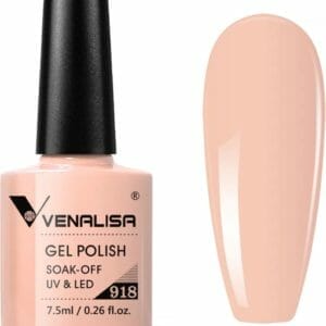 Venalisa Gellak Nude - 7.5 ml - 918 - Gellak Naturel - Gellak Beige - Gellak Nude Kleuren - Gellac Nude - Gellak Kleuren - Venalisa Gellak - Gellak Nagellak
