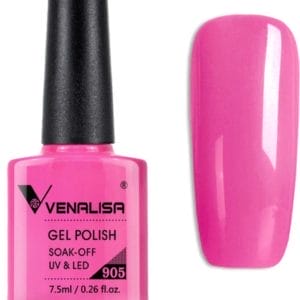 Venalisa Gellak Roze - 7.5 ml - 905 - Roze Gellak - Gellac Roze - Gellak Donker Roze - Gellak Pink - Gellak Kleuren - Venalisa Gellak - Gellak Nagellak