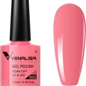 Venalisa Gellak Roze - 7.5 ml - 922 - Roze Gellak - Gellac Roze - Gellak Pink - Gellak Oudroze - Gellak Oud Roze - Gellak Kleuren - Venalisa Gellak - Gellak Nagellak