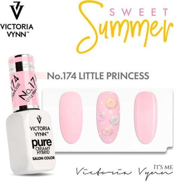 Victoria Vyn Gellak | Gel Nagellak | Pure Sweet Summer Collectie | 174 LITTLE Princess | 8 ml. | Roze