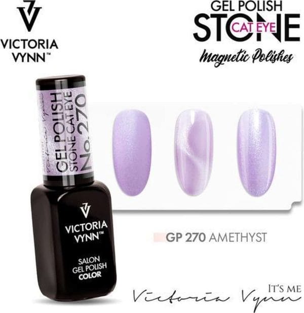 Victoria Vynn Gellak Stone Cat Eye Amethyst - 270 - 8 ml.