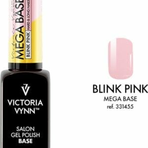 Victoria Vynn - Mega Base Blink Pink 8 ml - rubberbase glitter roze - glitters - gellak - gelpolish - gel - lak - polish - gelnagels - nagels - manicure - nagelverzorging - nagelstyliste - uv / led - nagelstylist - callance