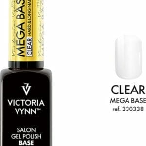 Victoria Vynn - Mega Base Clear 8 ml - rubberbase transparant - gellak - gelpolish - gel - lak - polish - gelnagels - nagels - manicure - nagelverzorging - nagelstyliste - uv / led - nagelstylist - callance