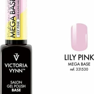 Victoria Vynn - Mega Base Lily Pink 8 ml - rubberbase roze - gellak - gelpolish - gel - lak - polish - gelnagels - nagels - manicure - nagelverzorging - nagelstyliste - uv / led - nagelstylist - callance