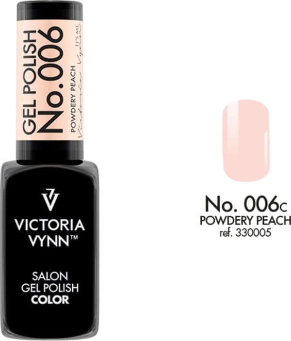 Victoria vynn - salon gelpolish 006 powdery peach - oranje - gel polish - gellak - nagels - nagelverzorging - nagelstyliste - uv / led - nagelstylist - callance