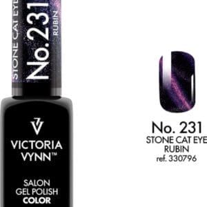 Victoria Vynn - Salon Gelpolish 231 Cat Eye Rubin - Cat Eye Paars - paarse metallic gel polish - gellak - lak - glitter - glitters - nagels - nagelverzorging - nagelstyliste - uv / led - nagelstylist - callance