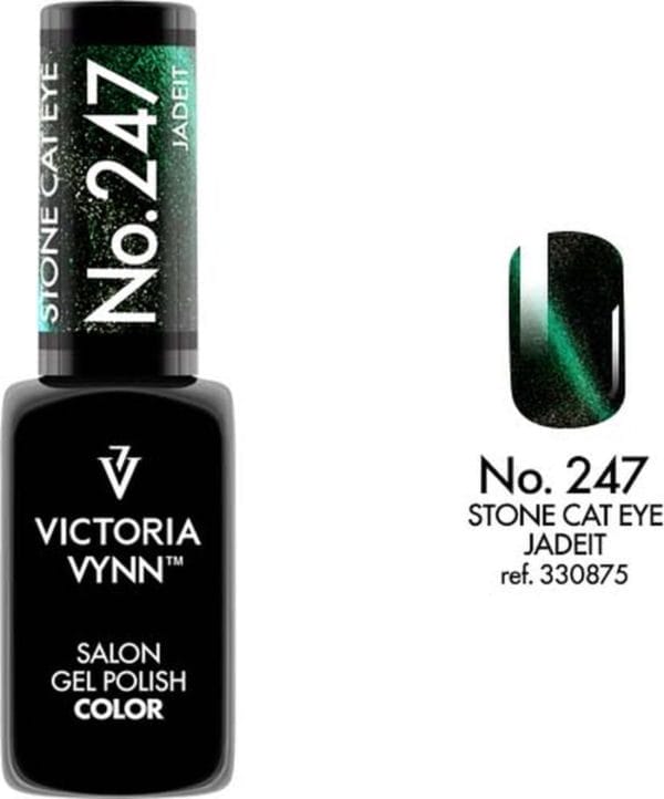 Victoria vynn - salon gelpolish 247 cat eye jadeit - cat eye groen - groene metallic gel polish - gellak - lak - glitter - glitters - nagels - nagelverzorging - nagelstyliste - uv / led - nagelstylist - callance