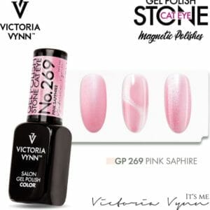 Victoria Vynn - Salon Gelpolish 269 Pink Sapphire - Cat Eye Roze - roze metallic gel polish - gellak - lak - glitter - glitters - nagels - nagelverzorging - nagelstyliste - uv / led - nagelstylist - callance