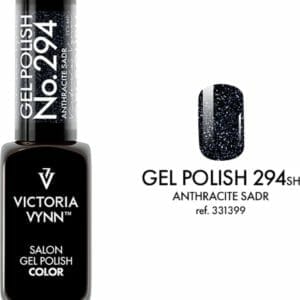 Victoria Vynn - Salon Gelpolish 294 Anthracite Sadr (flash glitters zwart) - reflecterende gel polish - gellak - reflect - reflectie - glitter - nagels - nagelverzorging - nagelstyliste - uv / led - nagelstylist - callance