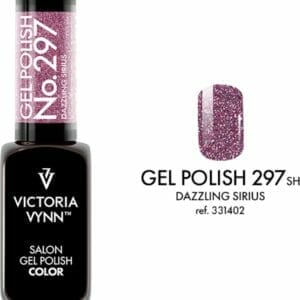 Victoria Vynn - Salon Gelpolish 297 Dazzling Sirius (flash glitters roze) - reflecterende gel polish - gellak - reflect - reflectie - glitter - nagels - nagelverzorging - nagelstyliste - uv / led - nagelstylist - callance