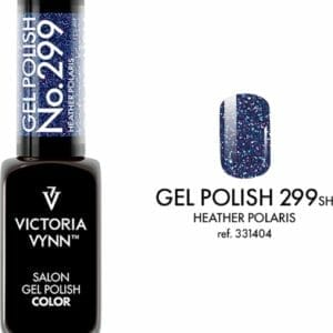 Victoria Vynn - Salon Gelpolish 299 Heather Polaris (flash glitters paars / blauw) - reflecterende gel polish - gellak - reflect - reflectie - glitter - nagels - nagelverzorging - nagelstyliste - uv / led - nagelstylist - callance