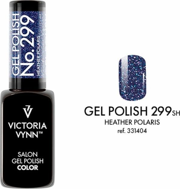 Victoria Vynn - Salon Gelpolish 299 Heather Polaris (flash glitters paars / blauw) - reflecterende gel polish - gellak - reflect - reflectie - glitter - nagels - nagelverzorging - nagelstyliste - uv / led - nagelstylist - callance