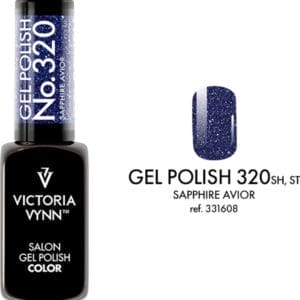 Victoria Vynn - Salon Gelpolish 320 Sapphire Avior (flash glitters donkerblauw) - reflecterende gel polish - gellak - reflect - reflectie - glitter - nagels - nagelverzorging - nagelstyliste - uv / led - nagelstylist - callance