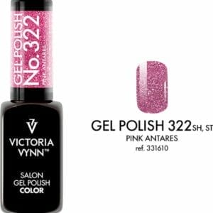 Victoria Vynn - Salon Gelpolish 322 Pink Antares (flash roze) - reflecterende gel polish - gellak - reflect - reflectie - glitter - nagels - nagelverzorging - nagelstyliste - uv / led - nagelstylist - callance