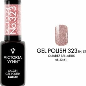 Victoria Vynn - Salon Gelpolish 323 Quartz Bellatrix (flash rose) - reflecterende gel polish - gellak - reflect - reflectie - glitter - nagels - nagelverzorging - nagelstyliste - uv / led - nagelstylist - callance