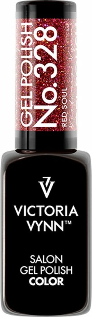 Victoria Vynn - Salon Gelpolish 328 Red Soul Lakier (flash) - reflecterende gel polish - gellak - reflect - reflectie - glitter - nagels - nagelverzorging - nagelstyliste - uv / led - nagelstylist - callance