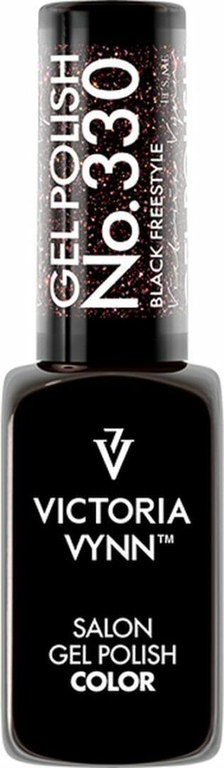 Victoria Vynn - Salon Gelpolish 330 Black Freestyle Lakier (flash zwart) - reflecterende gel polish - gellak - reflect - reflectie - glitter - nagels - nagelverzorging - nagelstyliste - uv / led - nagelstylist - callance
