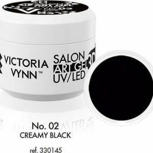 Victoria Vynn™ - Salon Art Gel 3D UV/LED - Creamy Black 2 - 5 ml.