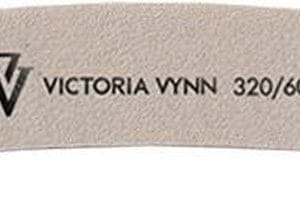 Victoria Vynn™ White banana shaped nail file 320/600
