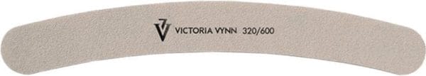Victoria vynn™ white banana shaped nail file 320/600