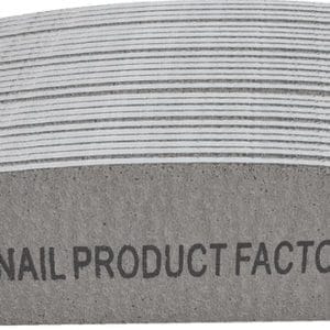 Vijl Halve maan - grijs 80/80 - 25 stuks | Nail product factory