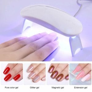 WiseGoods - Premium Nagel LED Lamp Gelnagels - Nagellak Droger - Gellak - 6W - Wit