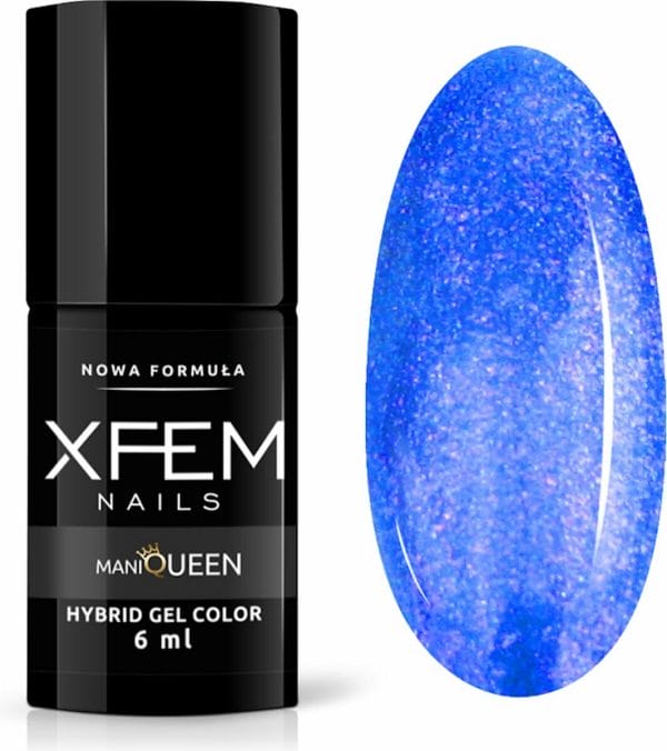 XFEM Blauw UV/LED Hybrid Gellak 6ml. #0126