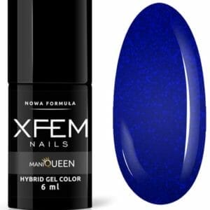 XFEM Donkerblauw UV/LED Hybrid Gellak 6ml. #0125