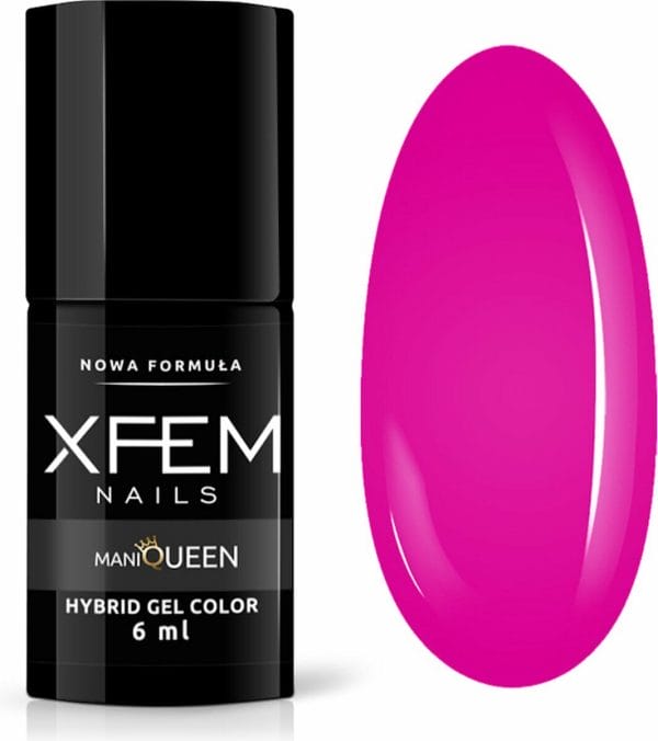 XFEM Fuchsia Roze UV/LED Hybrid Gellak 6ml. #0136