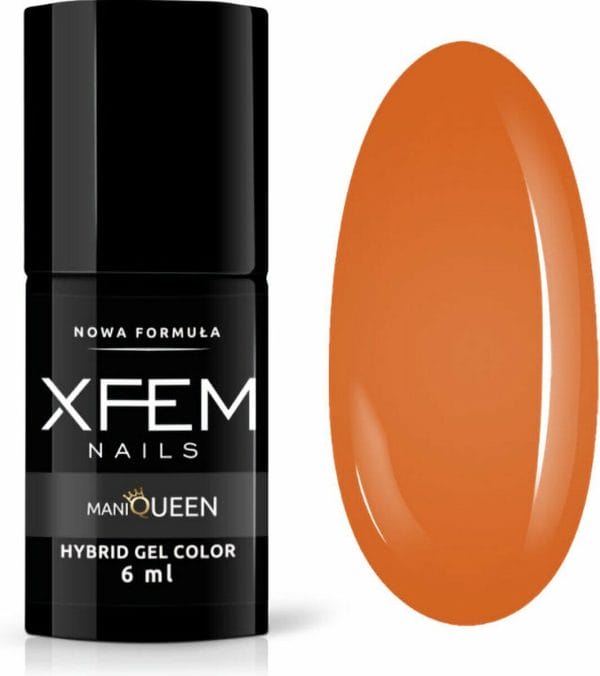 XFEM Oranje UV/LED Hybrid Gellak 6ml. #0139