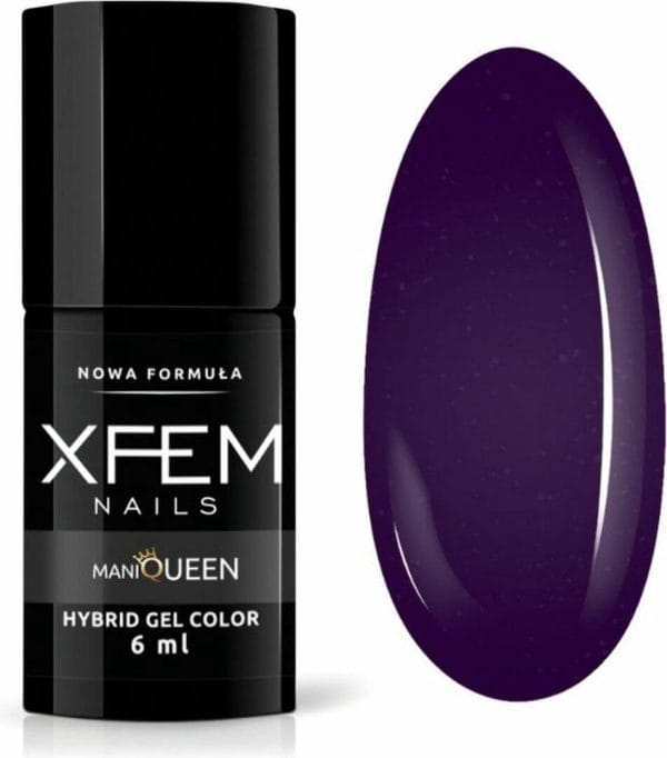 Xfem uv/led hybrid gellak 6ml. #0160 plummy violet