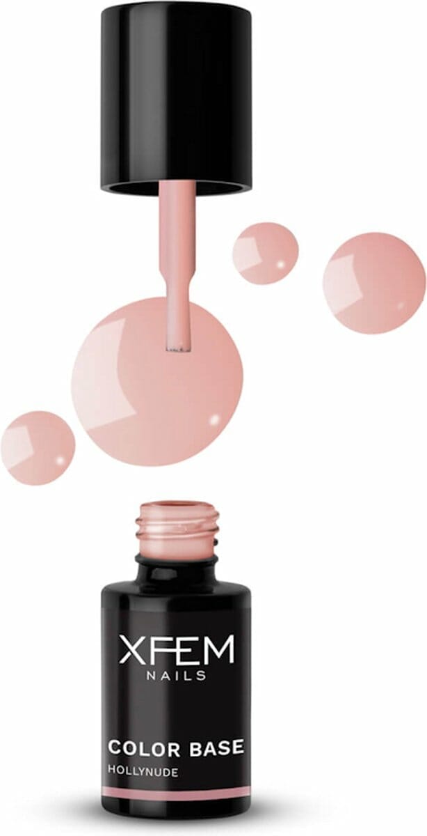 Xfem uv/led hybrid gellak base no. 4 6ml. #hollynude Xfem uv/led hybrid gellak base no. 4 6ml. #hollynude