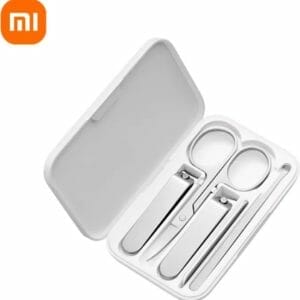 Xiaomi Mijia Pedicureset | 5-delig | Roestvrije Staal | Schuine Nagelknipper - Platte Nagelknipper - Nagelschaar - Nagelvijl - Oorplukker