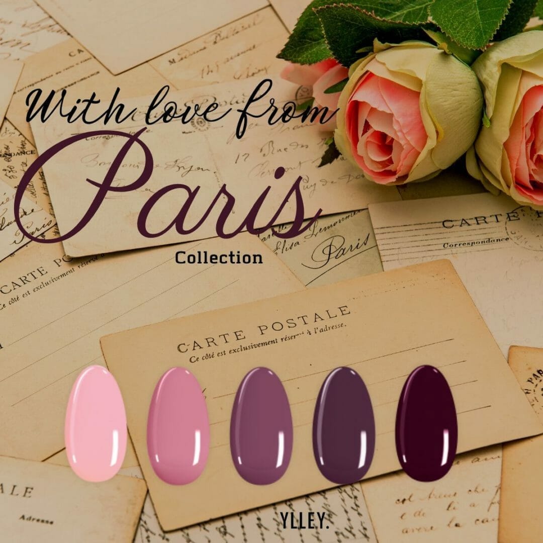 Ylley - with love from paris collection - gellak - manicure Ylley - with love from paris collection - gellak - manicure