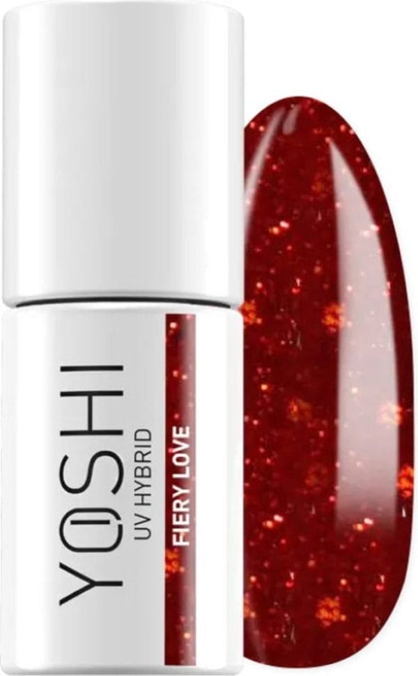 Yoshi uv/led hybrid gellak 6ml. Fiery love 612