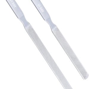 YUBBI 2 Stuks Professionele Nagelvijlen - Nagelvijl - Nail File - Diamand Grit - Zilver