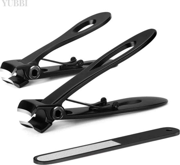 Yubbi™ premium zwart nagelknipper set - nageltang - pedicure - teennagels - vingernagels - teennagelknipper - nagelschaar - nail clipper